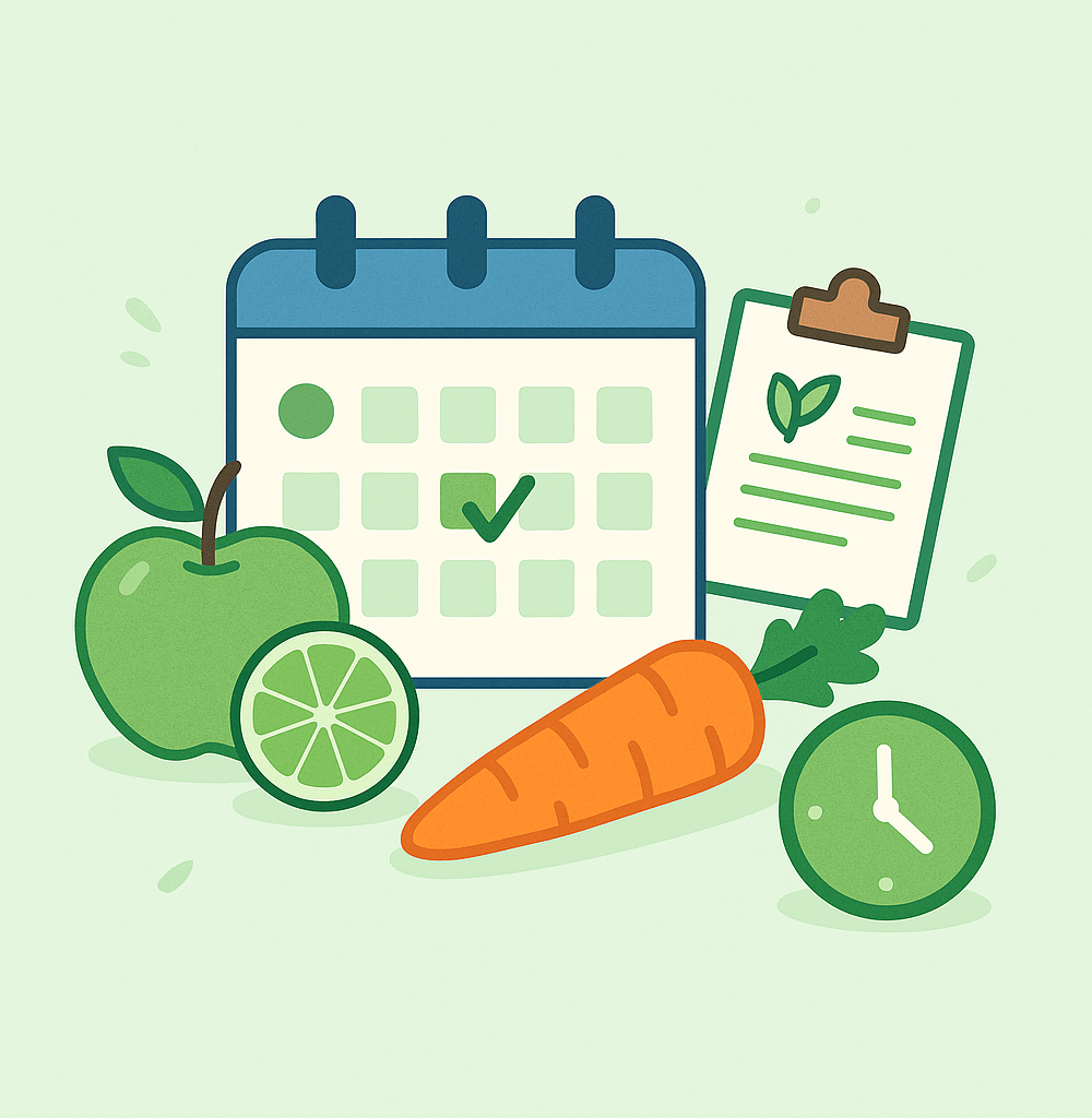 Kalendarz rezerwacji wizyt u dietetyka